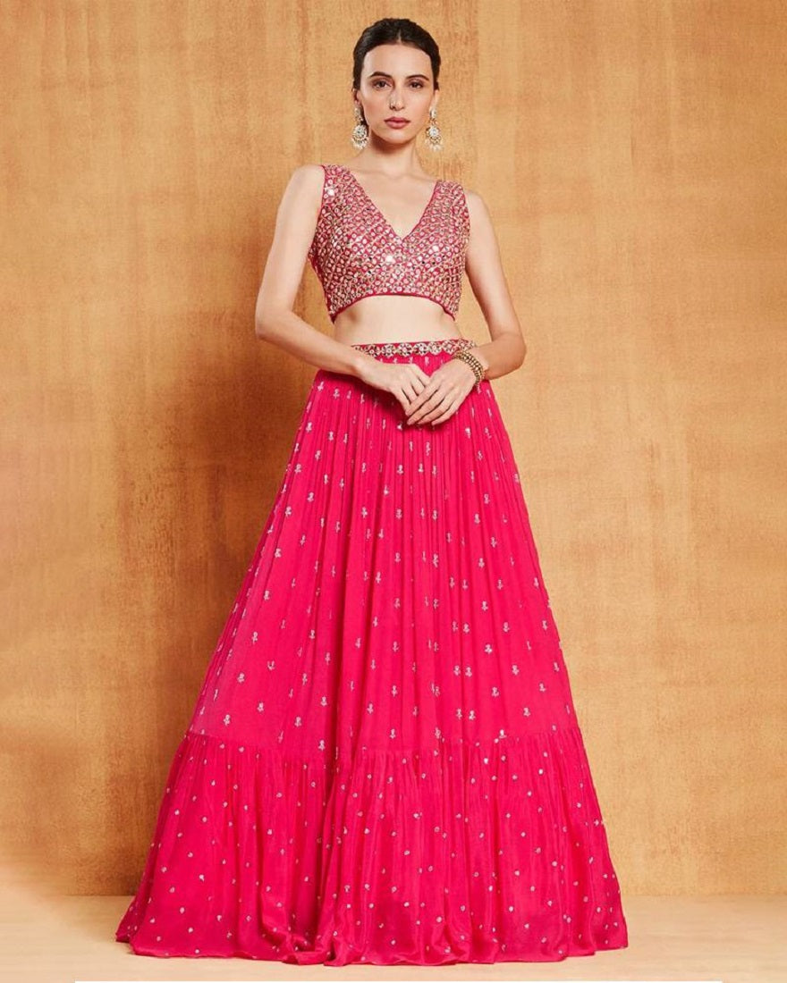 Lehenga Mart Glamorous Designer Lehenga Choli for Bridal and Bridesmaids Wedding Wear Choli | Grocsy