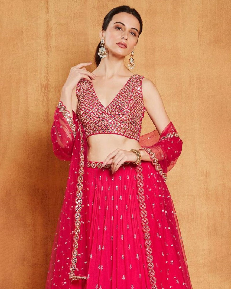 Lehenga Mart Glamorous Designer Lehenga Choli for Bridal and Bridesmaids Wedding Wear Choli | Grocsy