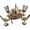 Unique Design Dining Table Chair Maharaja Set | Grocsy
