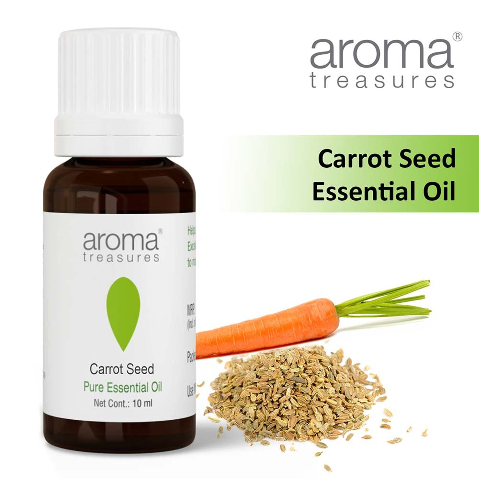 Aroma Treasures Carrot Seed Pure Essential Oil | Grocsy