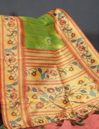 Parrot Green Colour Leheriya Design Regular Wear Saree By Gayathri Reddy Designer Studio | Grocsy