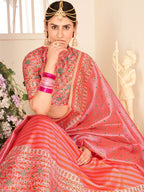 Myra Multicolour Digital Printed Designer Lehenga | Grocsy