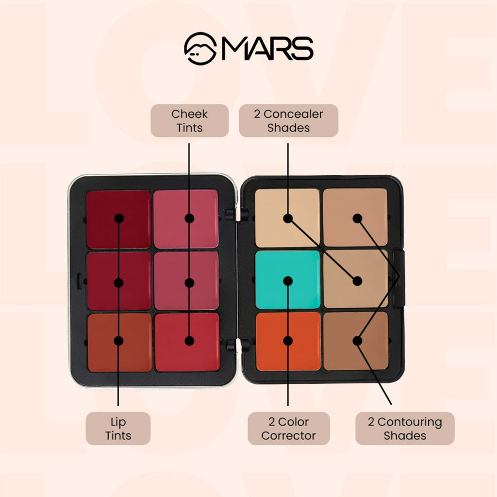 MARS Cosmetics Cover Rangers Concealer Palette - 3 | Grocsy
