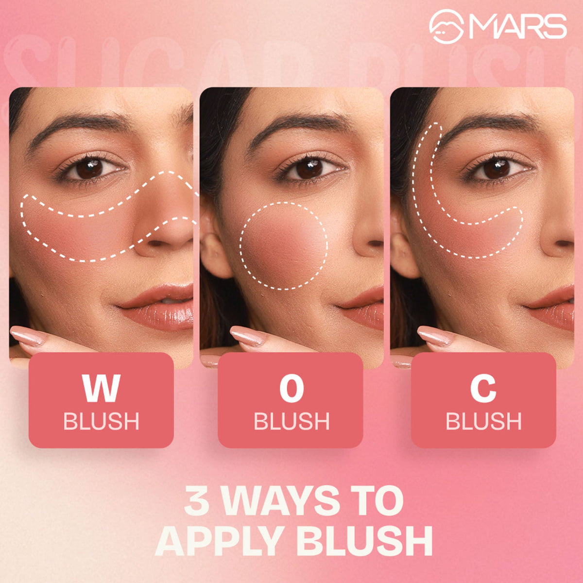 MARS Cosmetics Sugar Rush Liquid Blush - 05-Pink Mousse | Grocsy