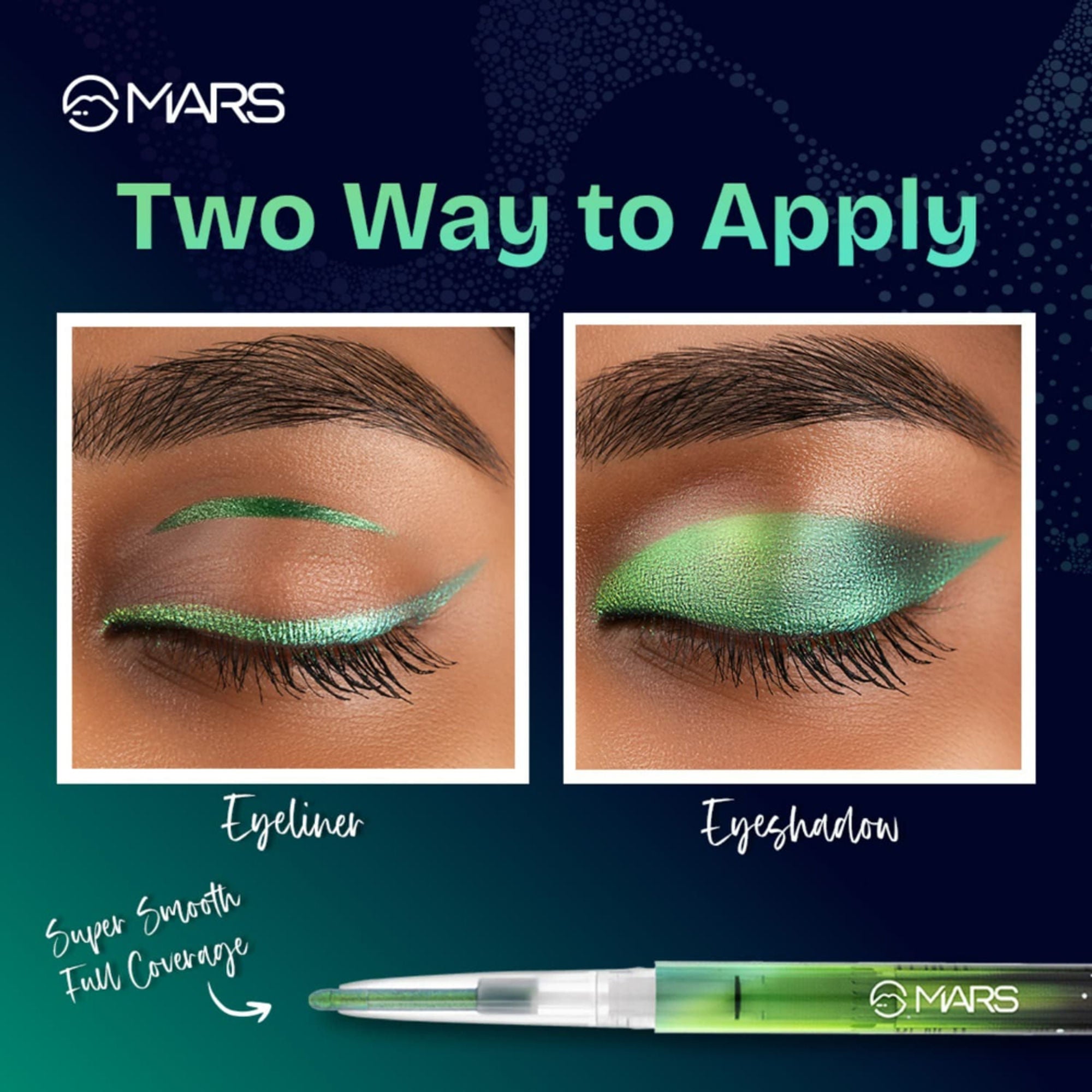 MARS Cosmetics Northern Lights In A Pencil Eyeliner - 01-Swedish Aurora | Grocsy