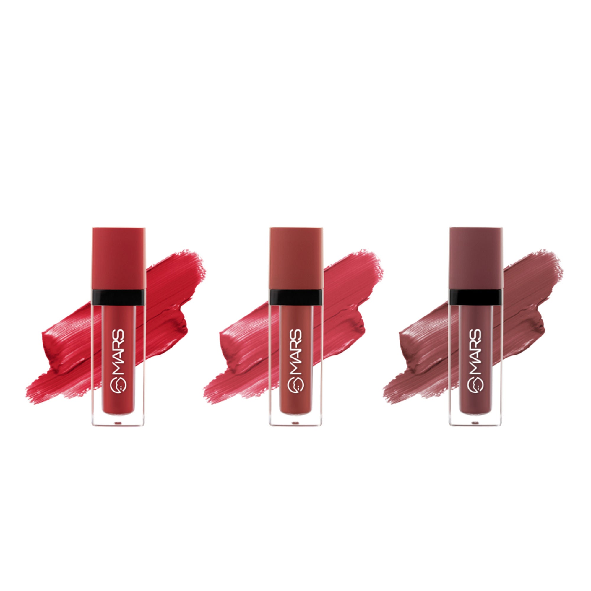 MARS Cosmetics Queen Of Mattes Reds & Maroons Liquid Lipsticks - Reds Maroons | Grocsy