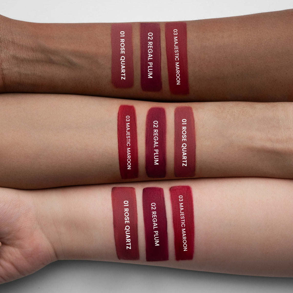 MARS Cosmetics Queen Of Mattes Reds & Maroons Liquid Lipsticks - Plums Maroons | Grocsy