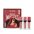 MARS Cosmetics Queen Of Mattes Reds & Maroons Liquid Lipsticks - Peaches Nude | Grocsy