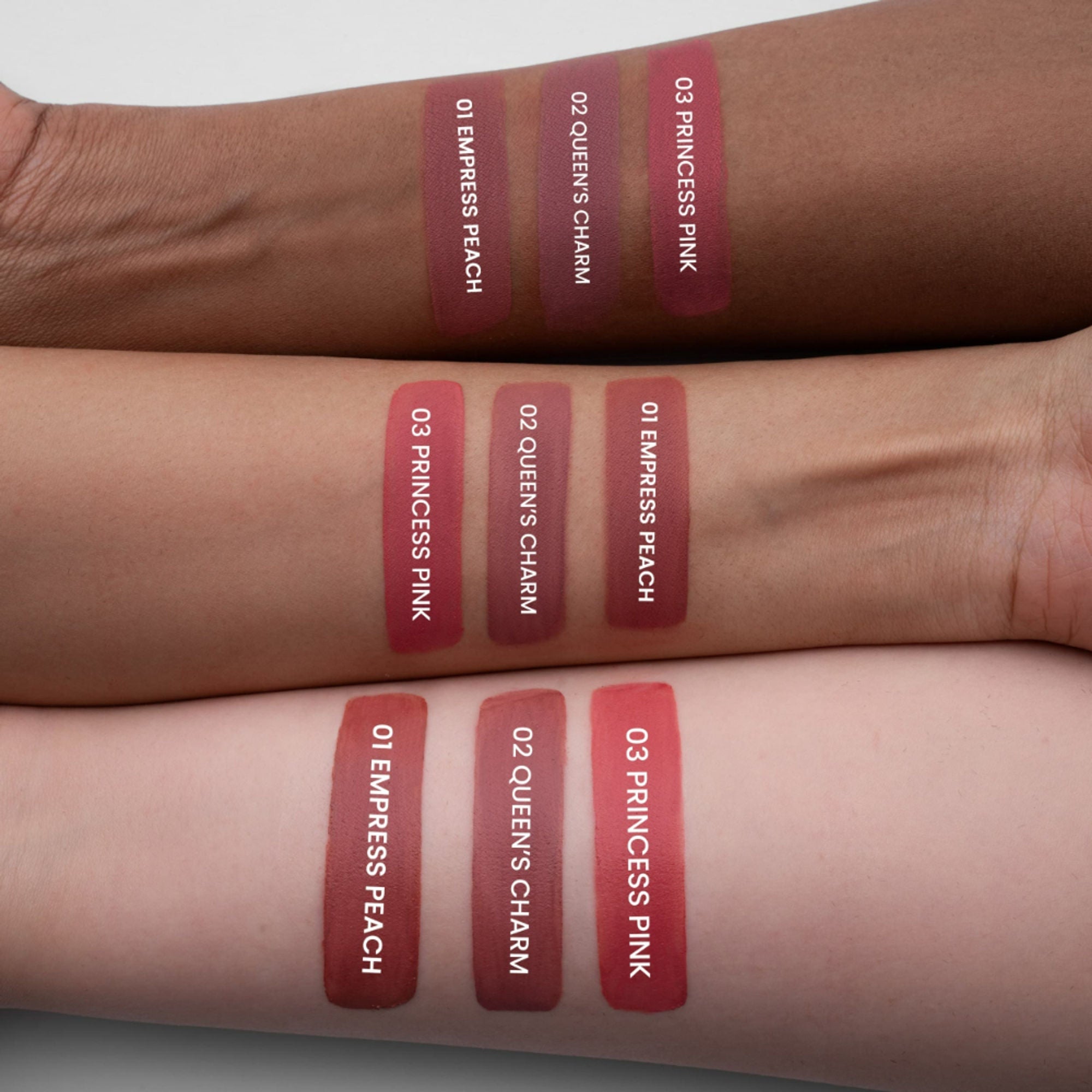 MARS Cosmetics Queen Of Mattes Reds & Maroons Liquid Lipsticks - Peaches Nude | Grocsy