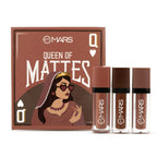 MARS Cosmetics Queen Of Mattes Reds & Maroons Liquid Lipsticks - Browns | Grocsy