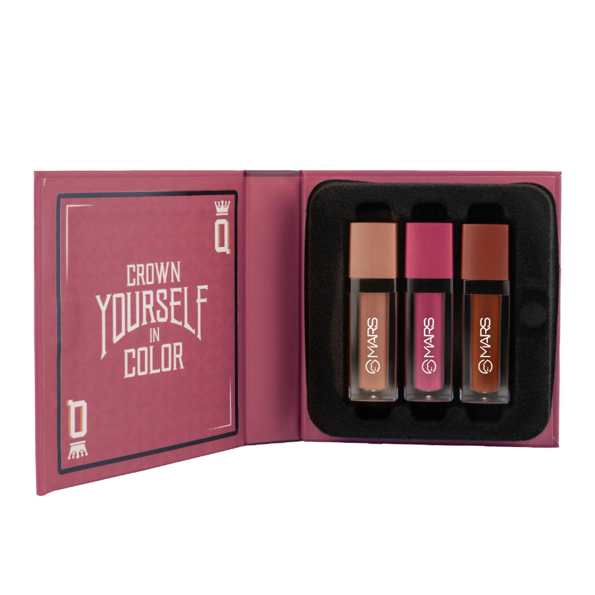 MARS Cosmetics Queen Of Mattes Reds & Maroons Liquid Lipsticks - All Rounder | Grocsy
