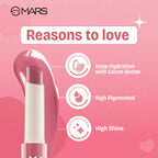 MARS Cosmetics Click Stix Gloss Lip Balm - 02-barely Pink | Grocsy