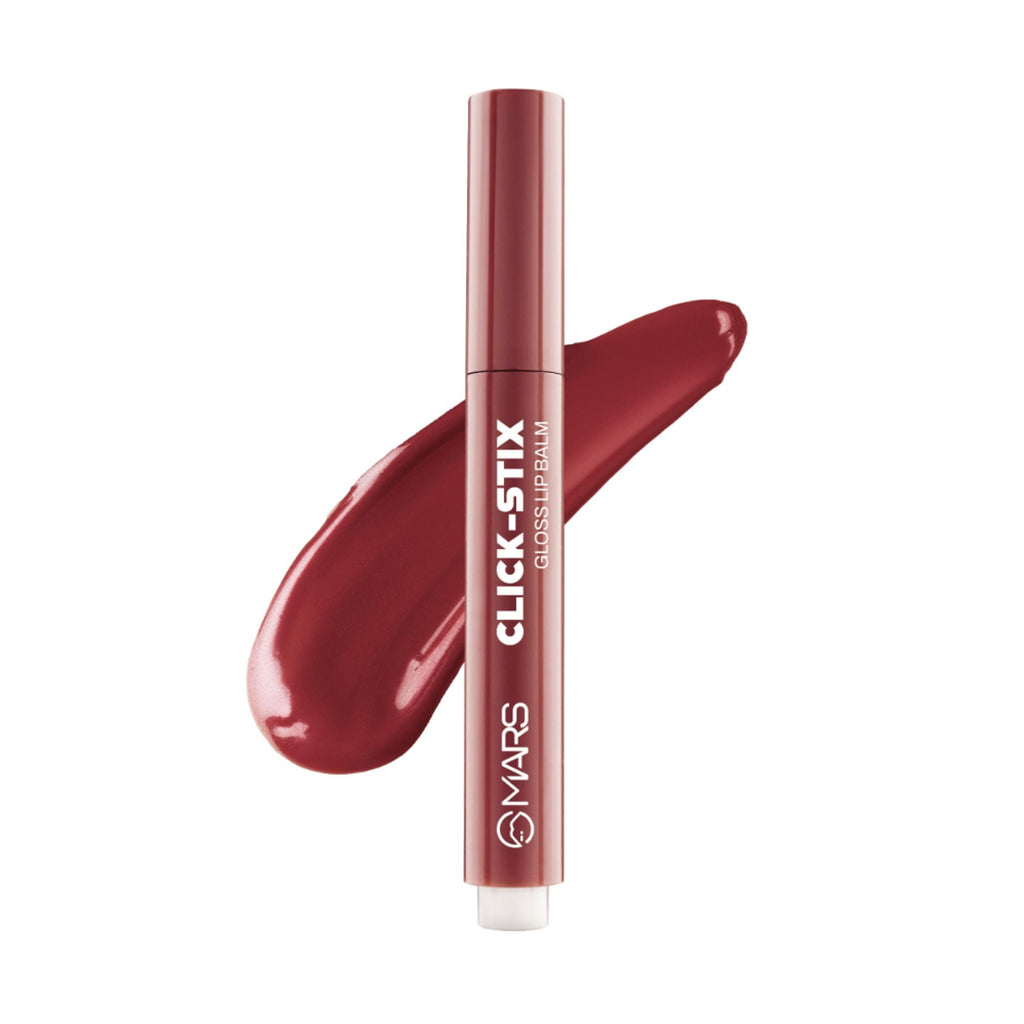 MARS Cosmetics Click Stix Gloss Lip Balm - 04-cherry Glaze | Grocsy
