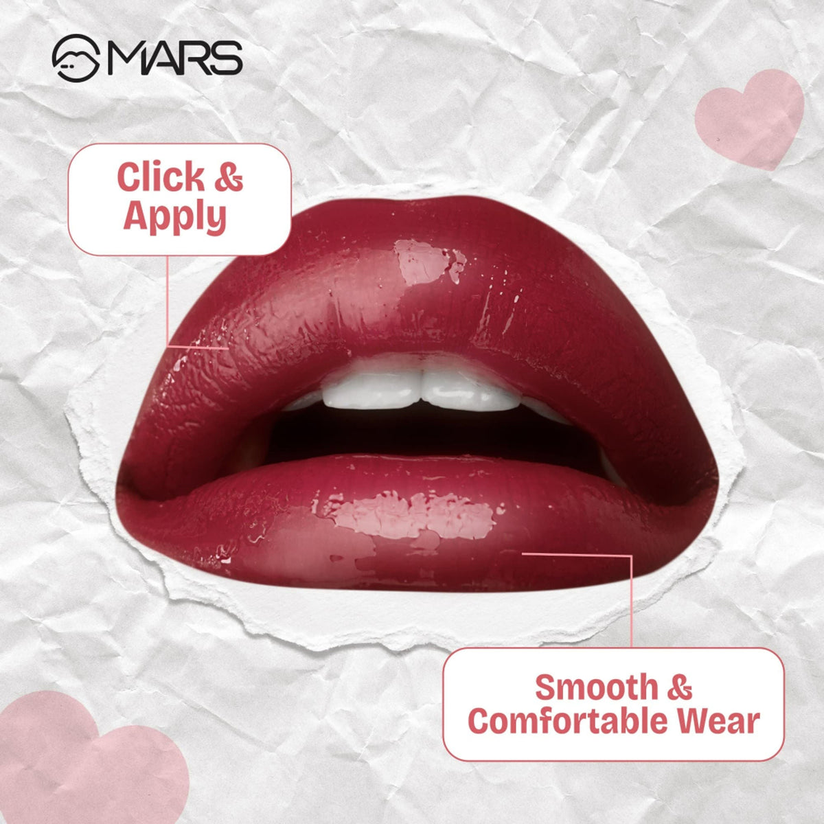 MARS Cosmetics Click Stix Gloss Lip Balm - 07-glazed Peach | Grocsy