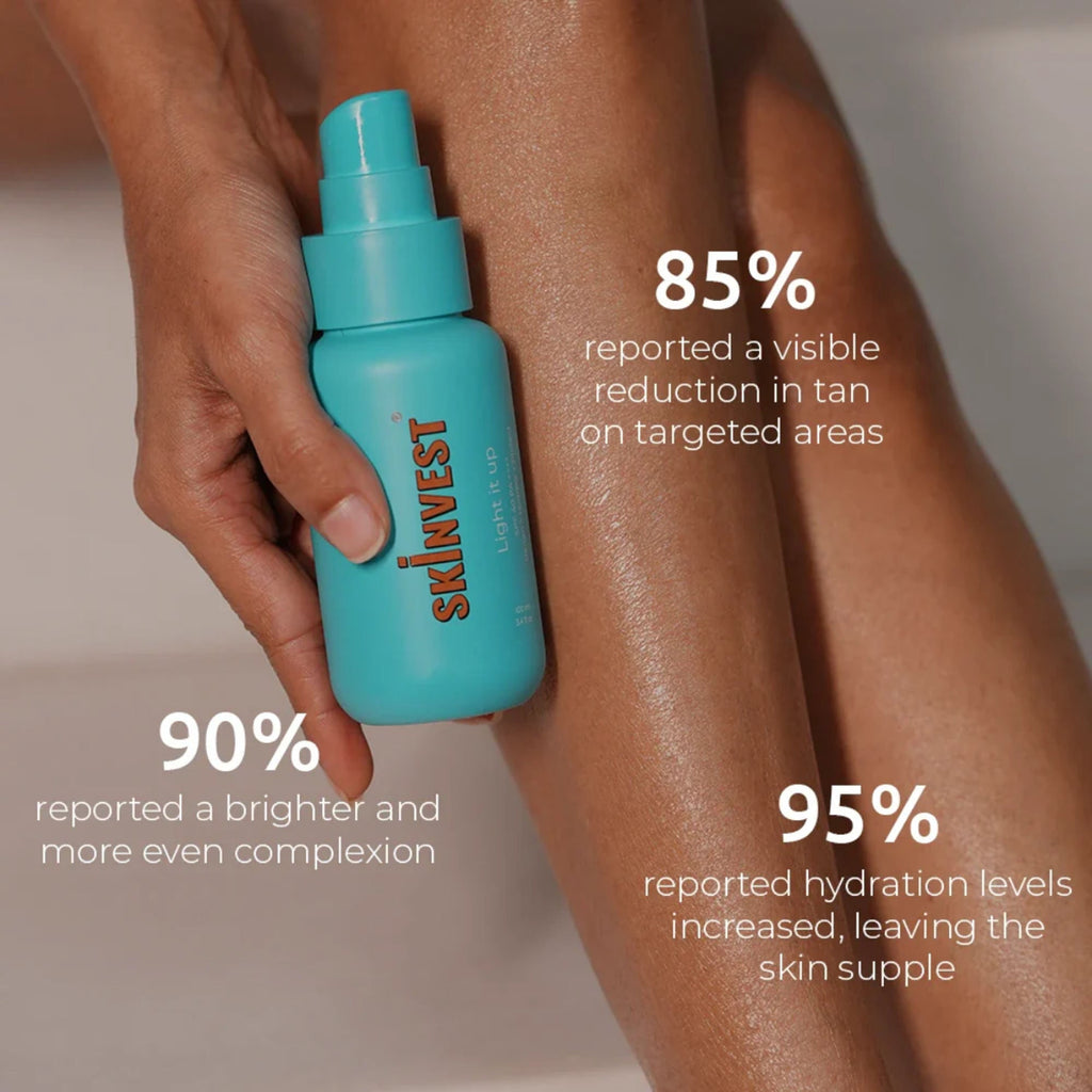 Skinvest Light it up Body Sunscreen + De-Tan Spray SPF 40 PA ++++ | Grocsy