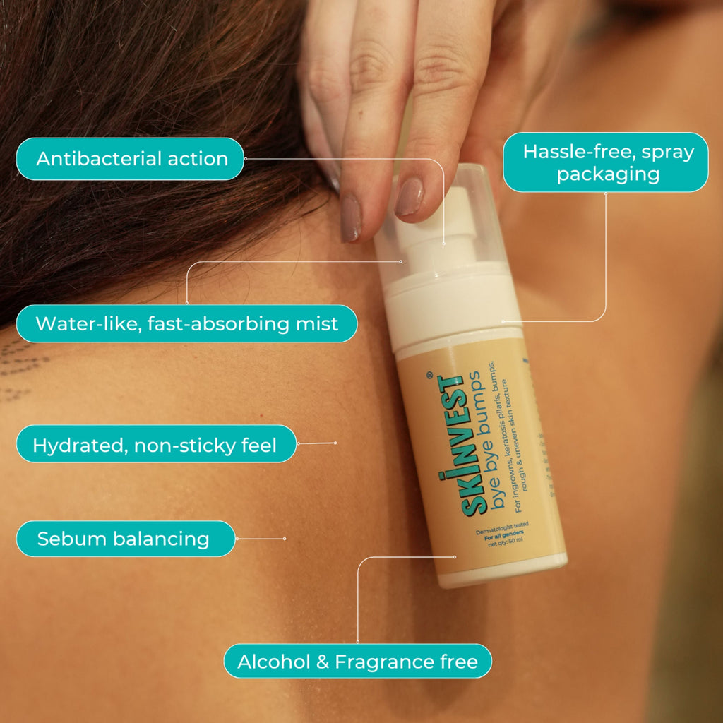 Skinvest Bye Bye Bumps - Exfoliating Body Mist | Grocsy