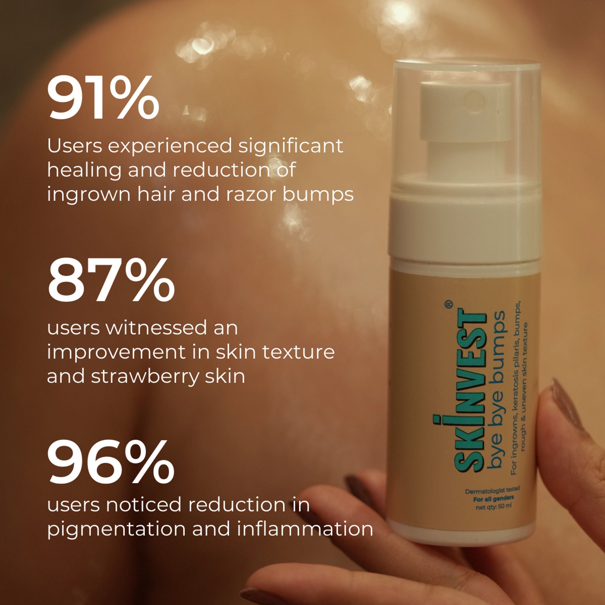 Skinvest Bye Bye Bumps - Exfoliating Body Mist | Grocsy