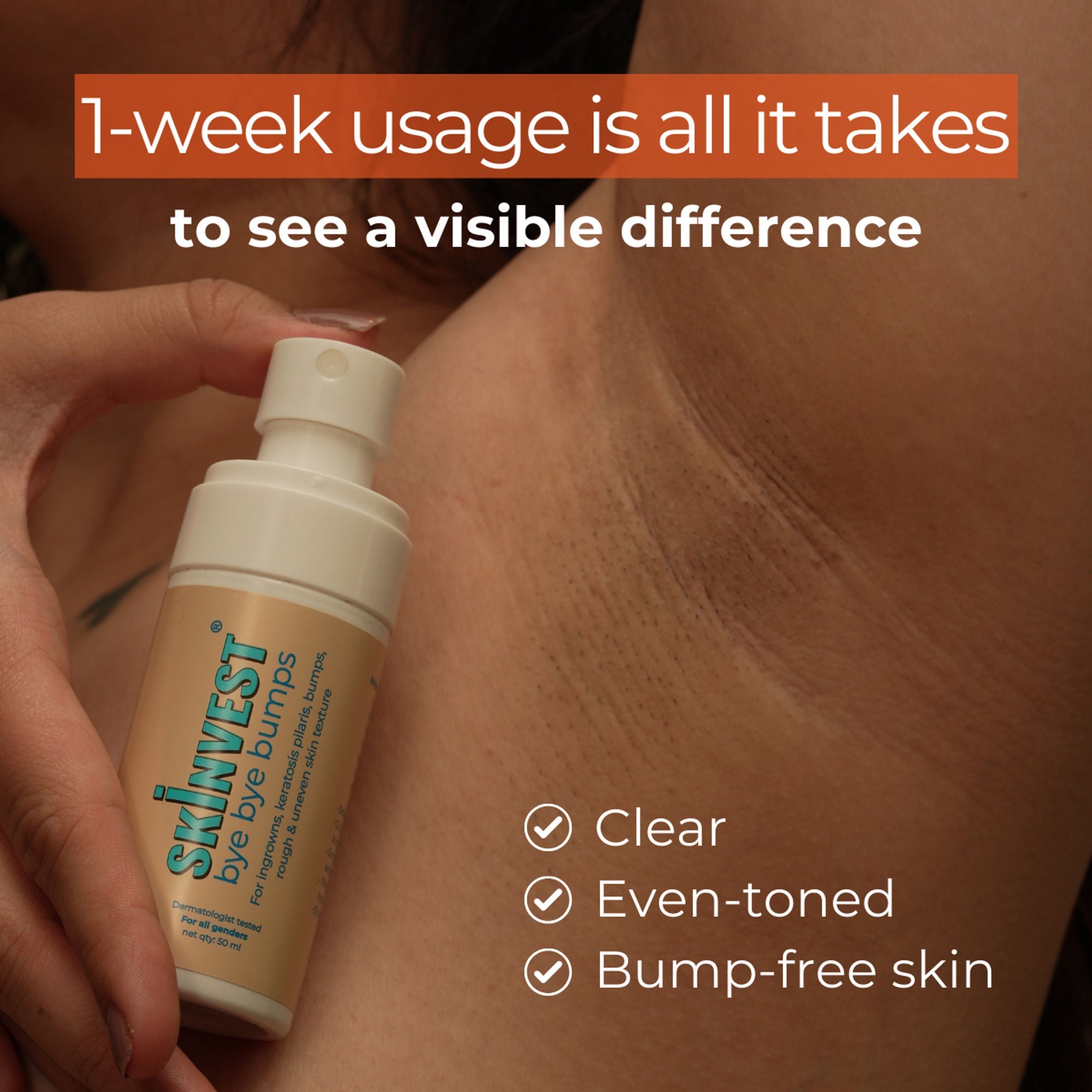 Skinvest Bye Bye Bumps - Exfoliating Body Mist | Grocsy