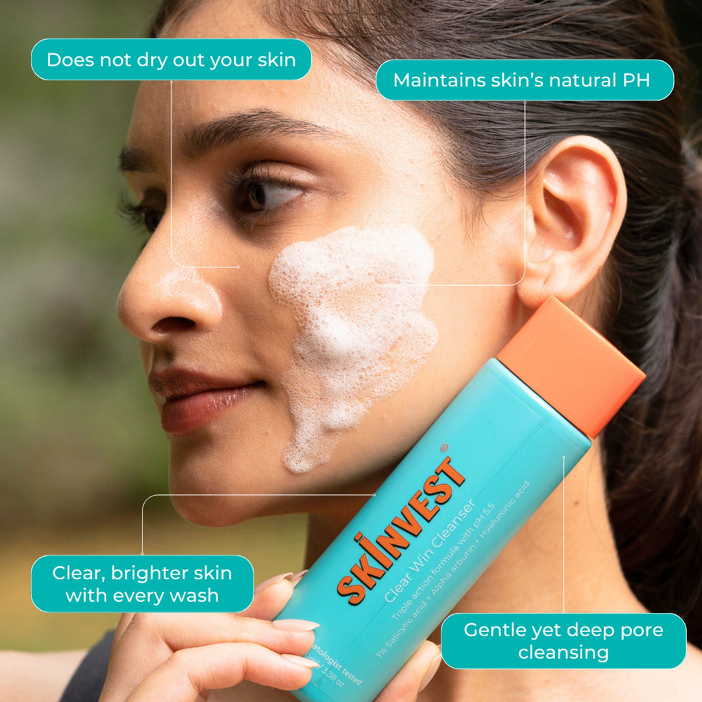 Skinvest Clear win Face Cleanser pH 5.5 | Grocsy