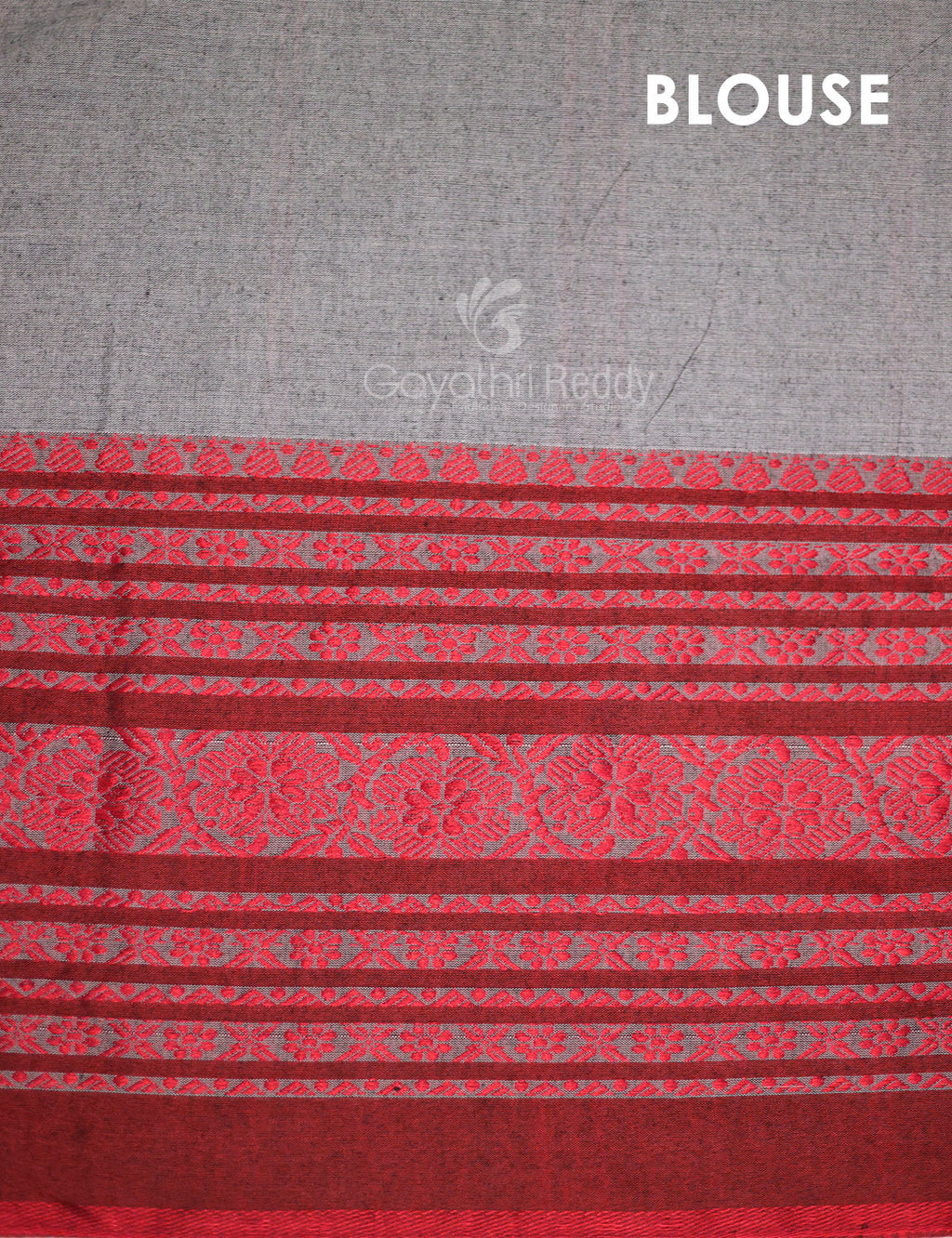 Green Colored Contrast Thread Pure Khadi Cotton Saree By Gayathri Reddy Designer Studio | Grocsy