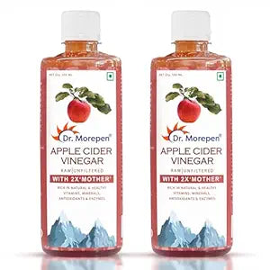 Dr. Morepen Apple Cider Vinegar With 2x Mother for Weight Management, Immunity, Skin & Hair | Grocsy