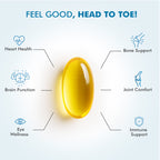 Dr. Morepen Omega 3 Deep Sea Fish Oil Softgels | Grocsy
