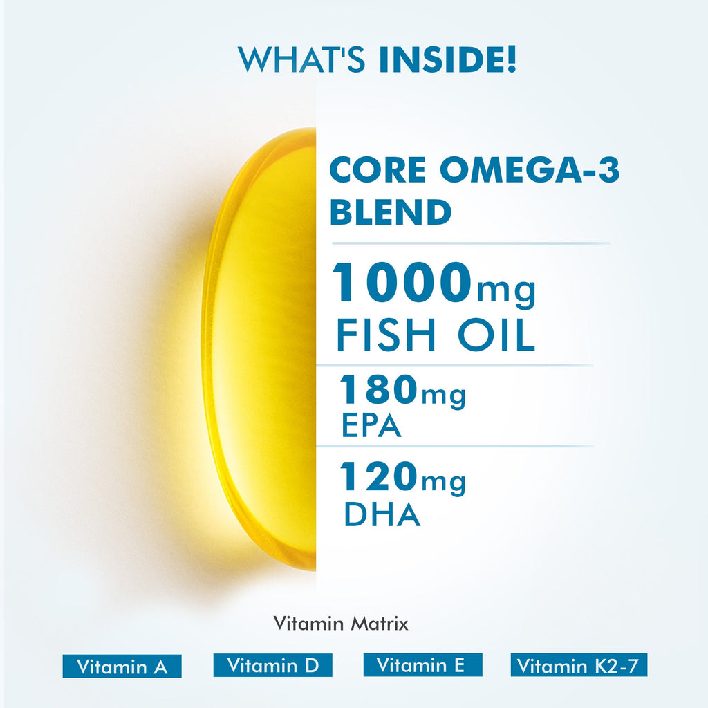 Dr. Morepen Omega 3 Deep Sea Fish Oil Softgels | Grocsy