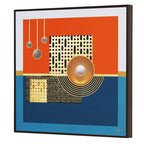 Tehzeeb Creations Golden Embossed Wall Painting | Grocsy