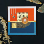 Tehzeeb Creations Golden Embossed Wall Painting | Grocsy