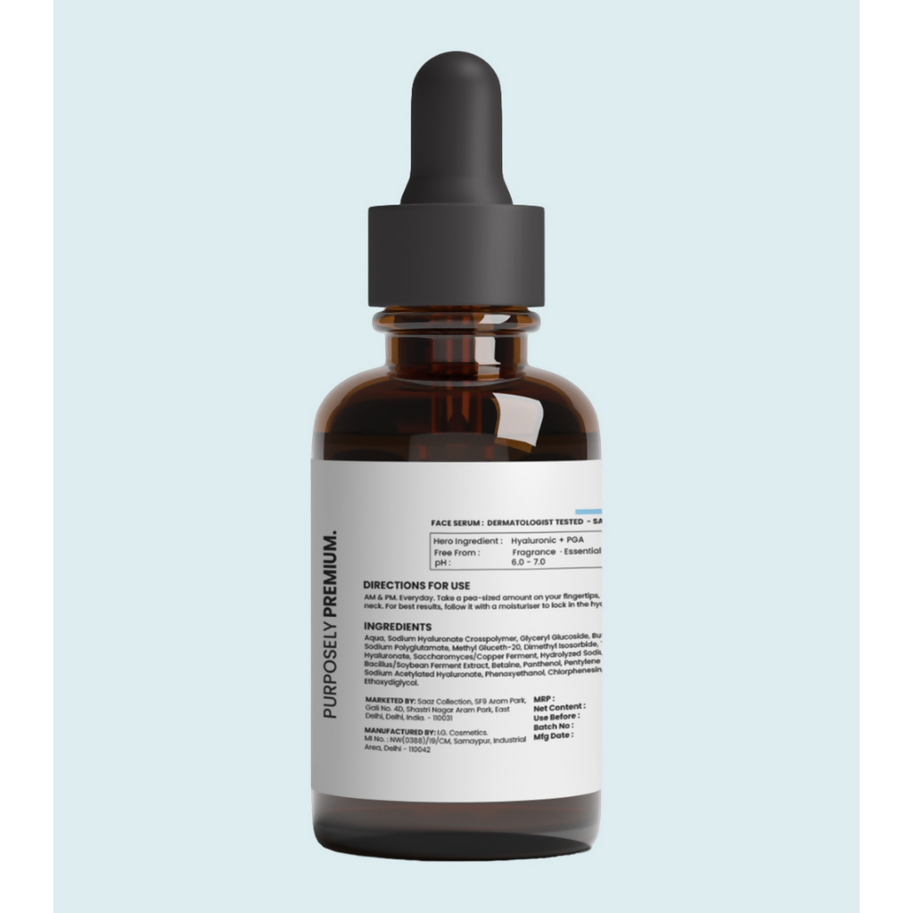 Vandyke Hyaluronic + PGA 02% Face Serum | Grocsy