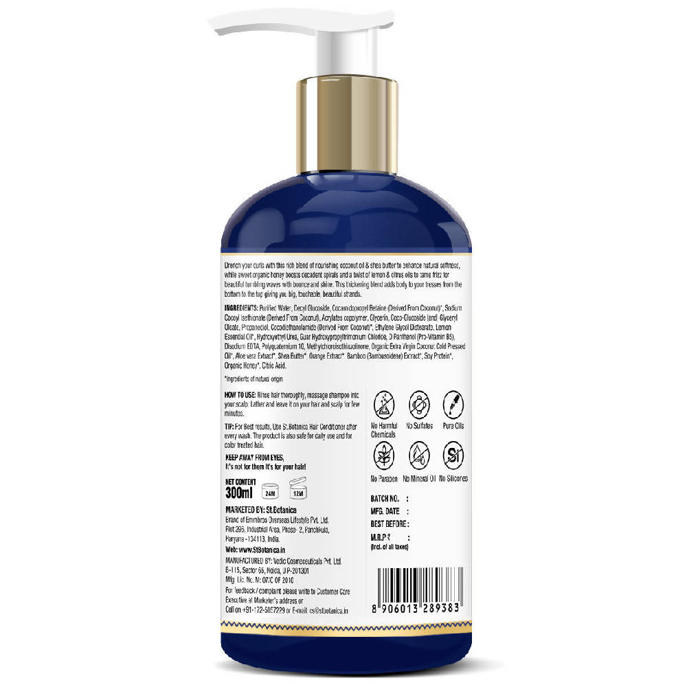 St.Botanica Coconut Oil And Bamboo Hair Strengthening Shampoo | Grocsy
