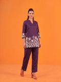 Anaita Wine Stylish Readymade Co-Ords Set | Grocsy