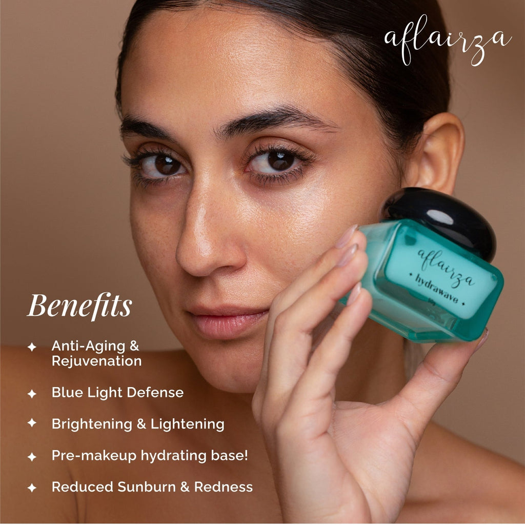 Aflairza Hydrawave Water-Based Face Moisturizer for Deep Hydration For All Skin Types | Grocsy
