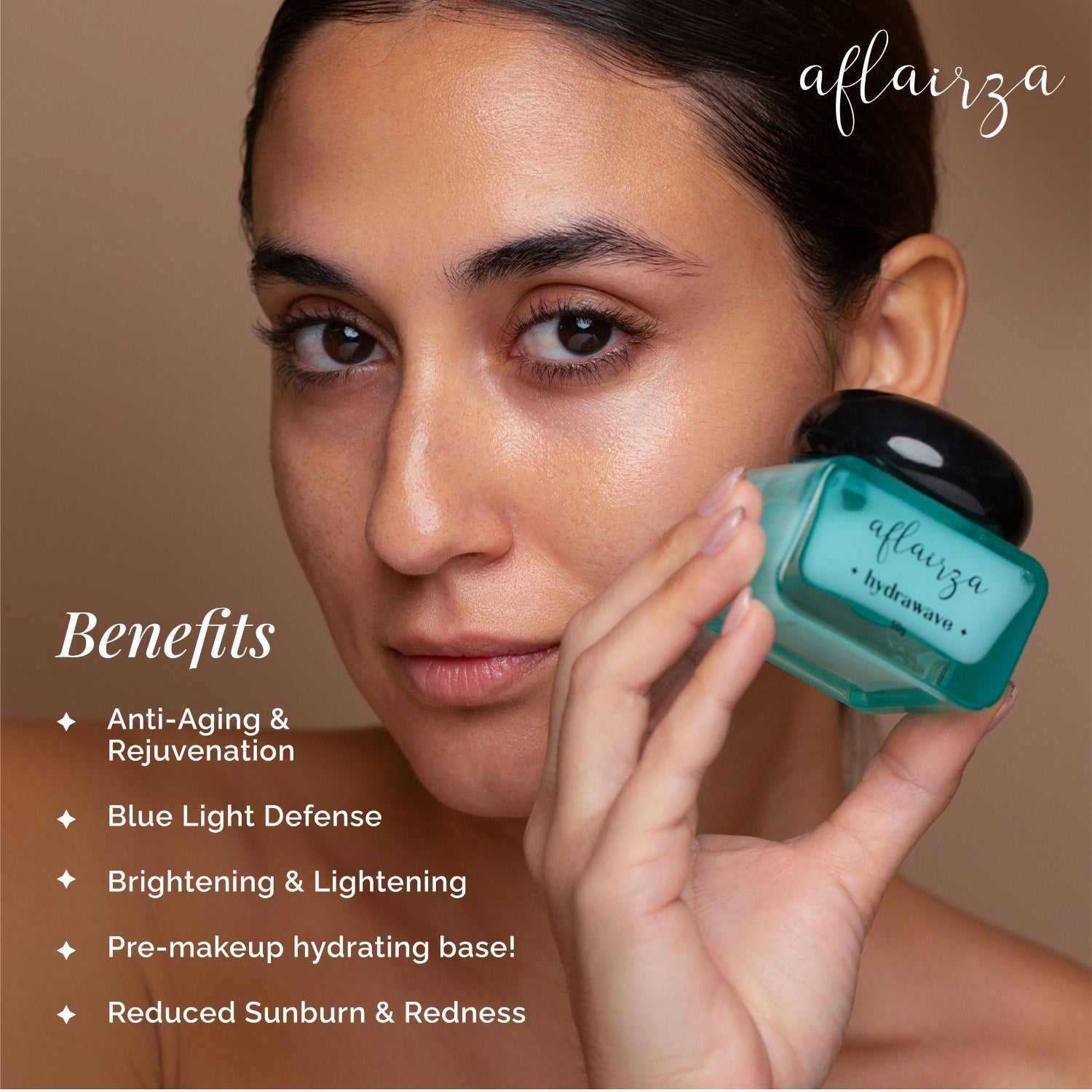 Aflairza Hydrawave Water-Based Face Moisturizer for Deep Hydration For All Skin Types | Grocsy