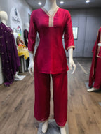 Anaita Pink Stylish Readymade Co-Ords Set | Grocsy