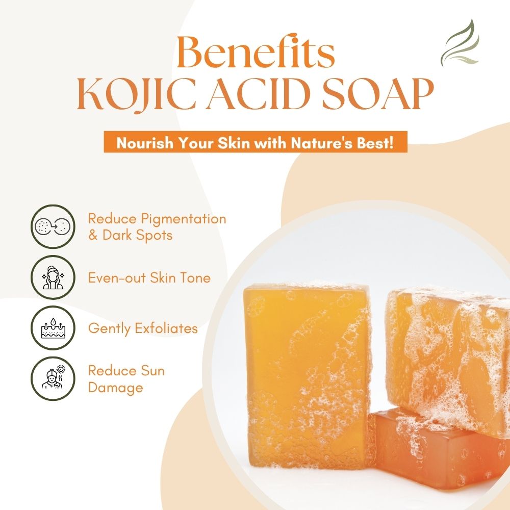 Samisha 1% Kojic Acid Soap With Alpha Arbutin For Pigmentation & Sun Damage | Grocsy