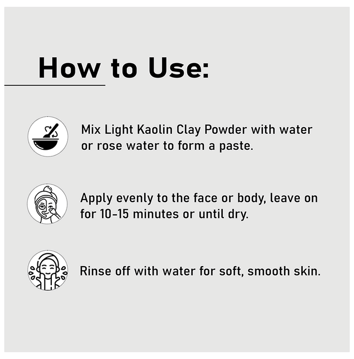 Minature Light Kaolin Clay Powder | Grocsy