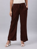 Souchii Brown Liva Ethnic Palazzos | Grocsy