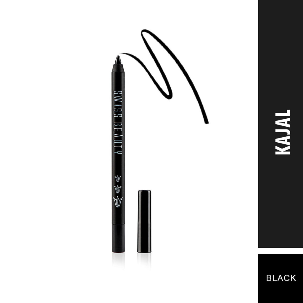 Swiss Beauty Soft Kohl Kajal - Black | Grocsy