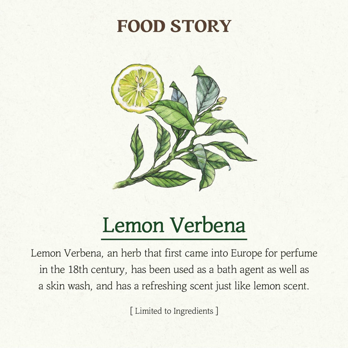 Skinfood Lemon Verbena Body Lotion - Soothing, Refreshing, Skin Softening | Grocsy