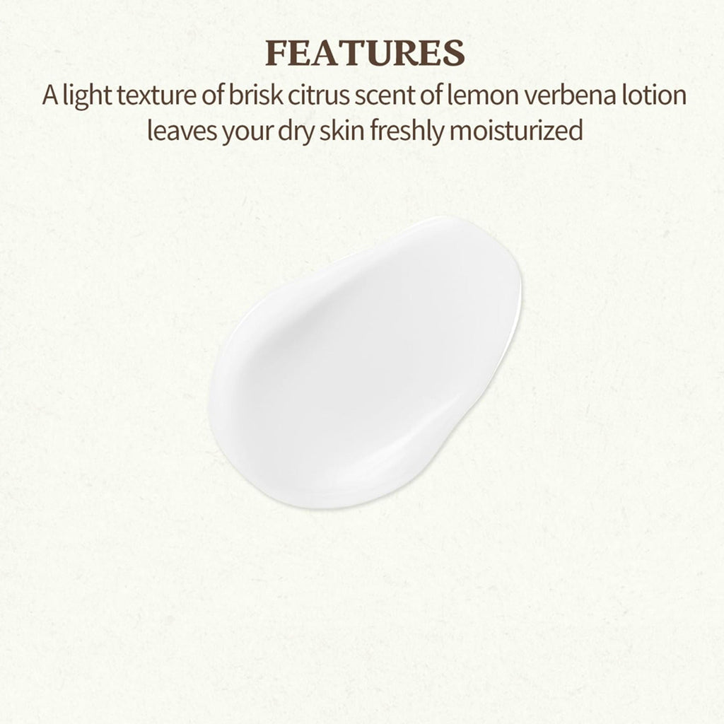Skinfood Lemon Verbena Body Lotion - Soothing, Refreshing, Skin Softening | Grocsy