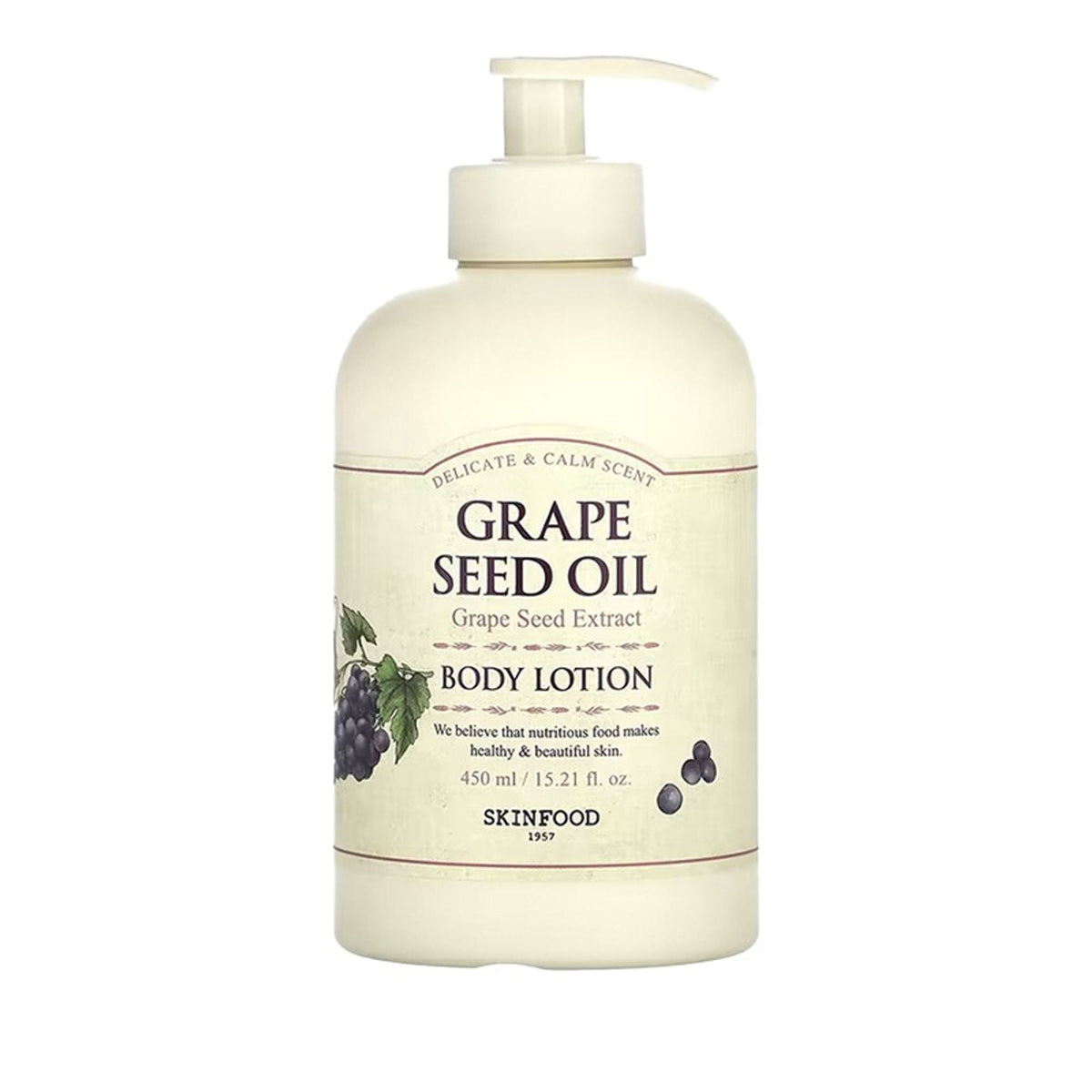 Skinfood Grape Seed Oil Body Lotion - Anti-Aging, Soothing, Skin Repair | Grocsy