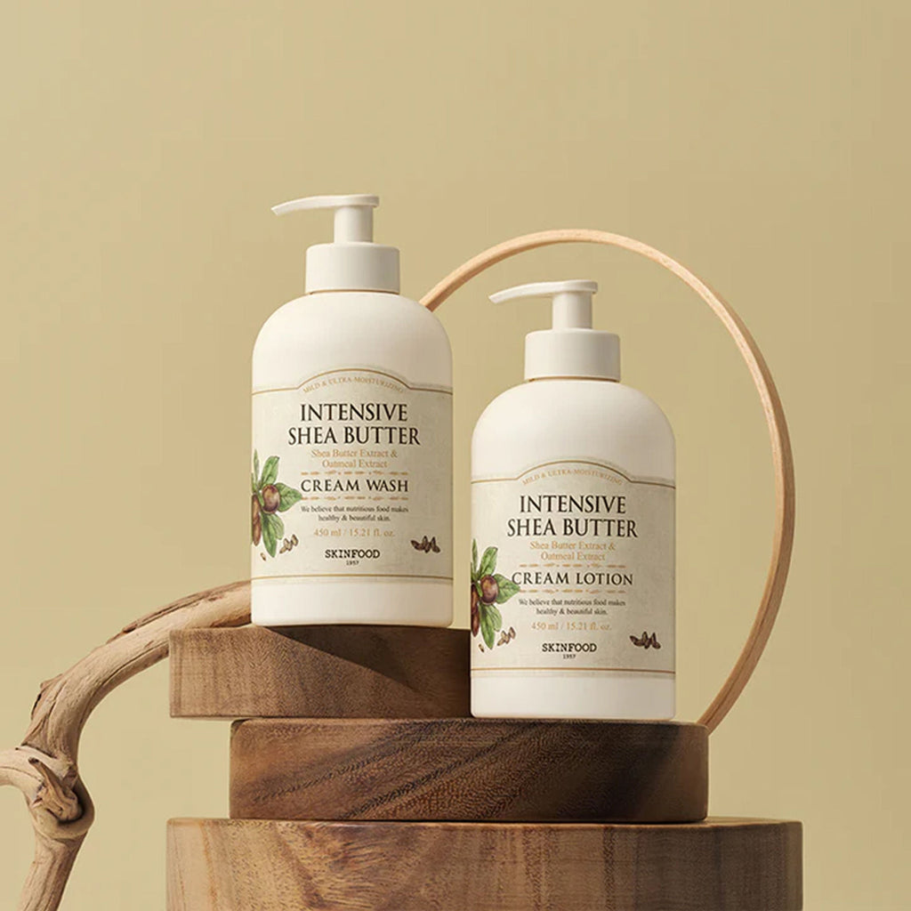 Skinfood Intensive Shea Butter Cream Wash - Nourishing, Moisturizing, Skin Softening | Grocsy
