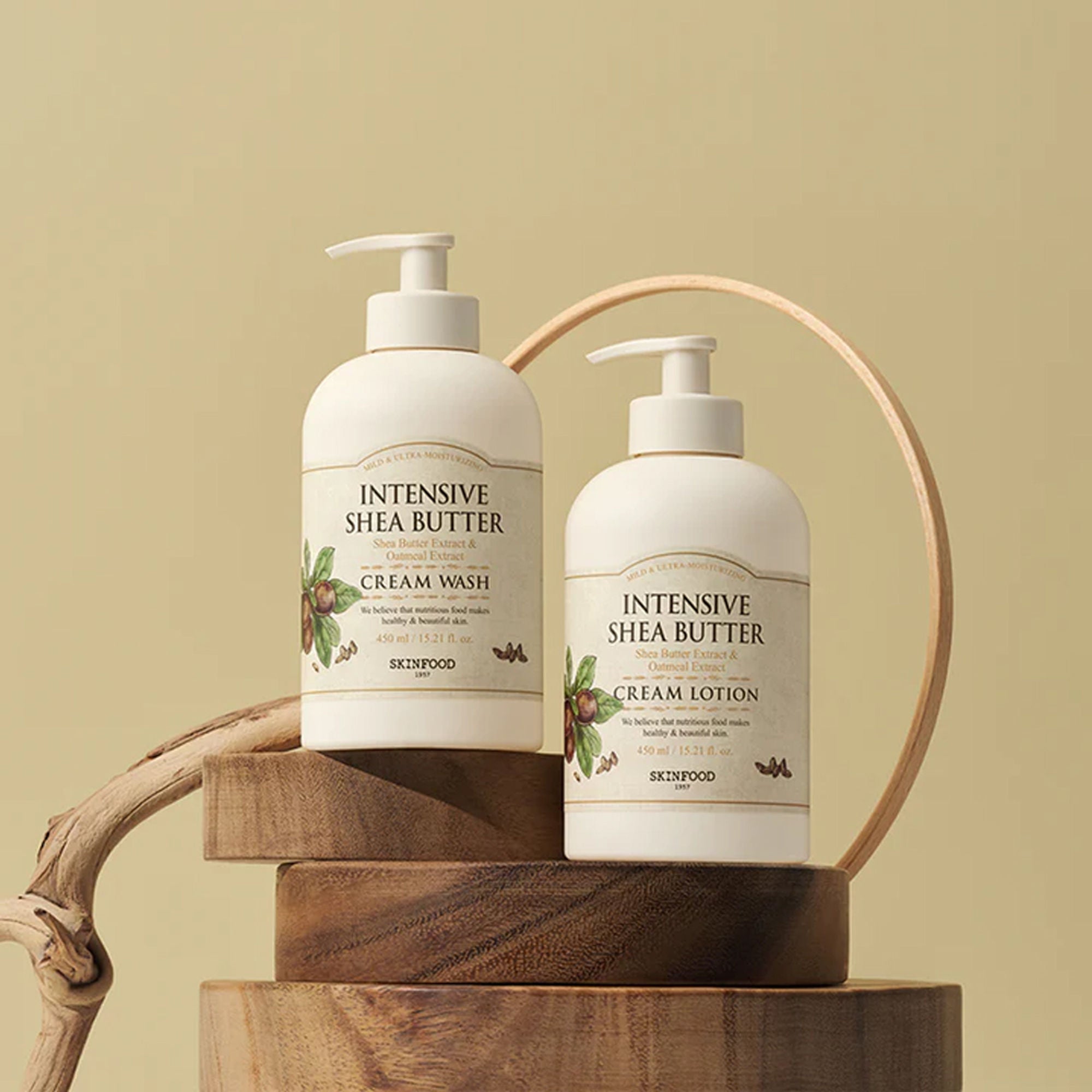 Skinfood Intensive Shea Butter Cream Wash - Nourishing, Moisturizing, Skin Softening | Grocsy