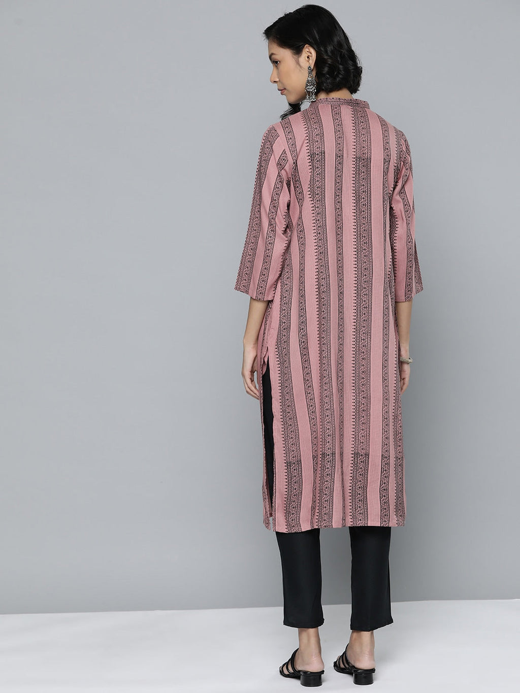 HERE&NOW Women Ethnic Motifs Printed Kurta | Grocsy