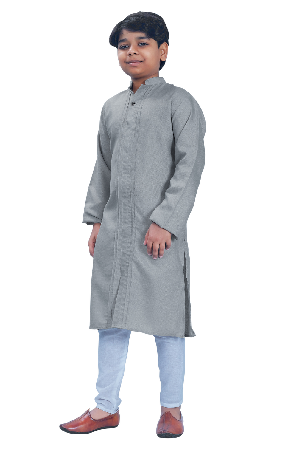 DEIANA'S Casual Designer Kurta Pyjama Set For Boys And kids (Dark Grey) | Grocsy