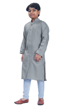 DEIANA'S Casual Designer Kurta Pyjama Set For Boys And kids (Dark Grey) | Grocsy