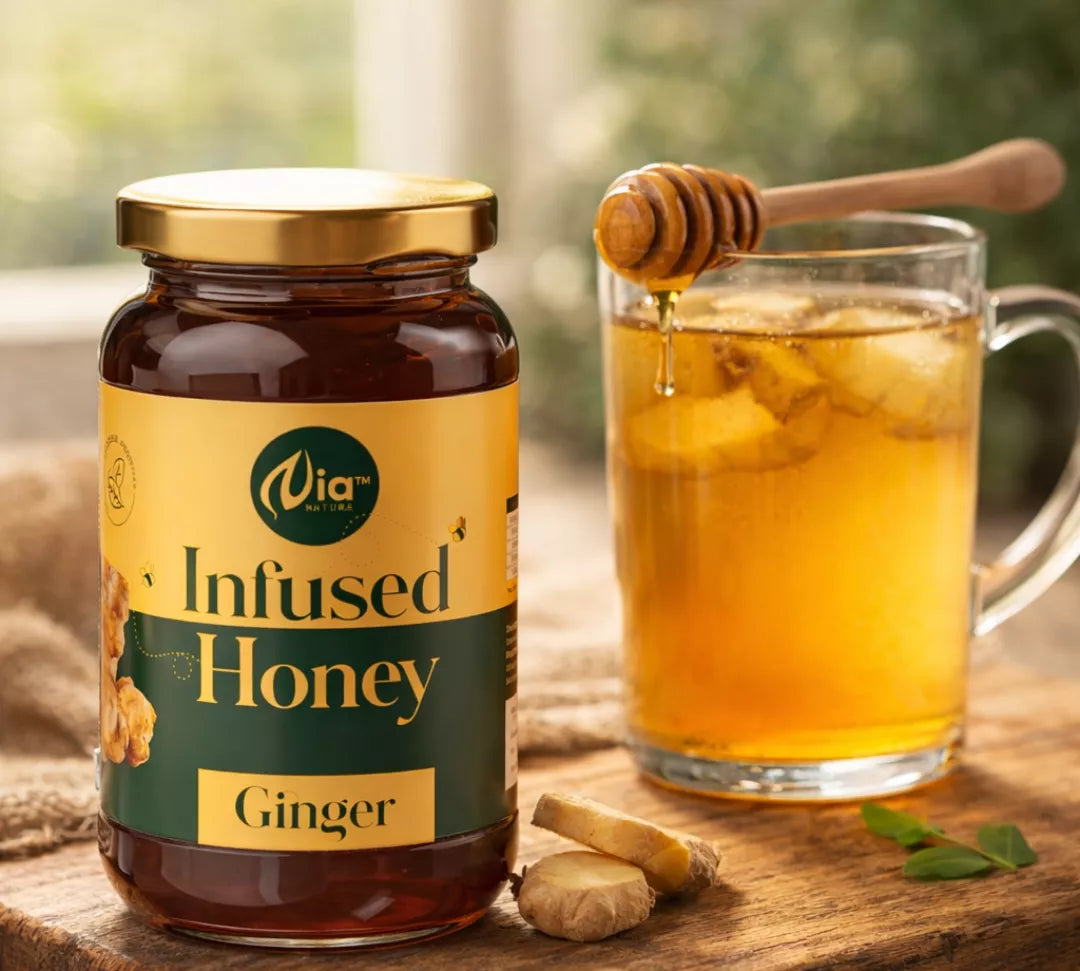 Nia Natura Infused Ginger Honey | Grocsy