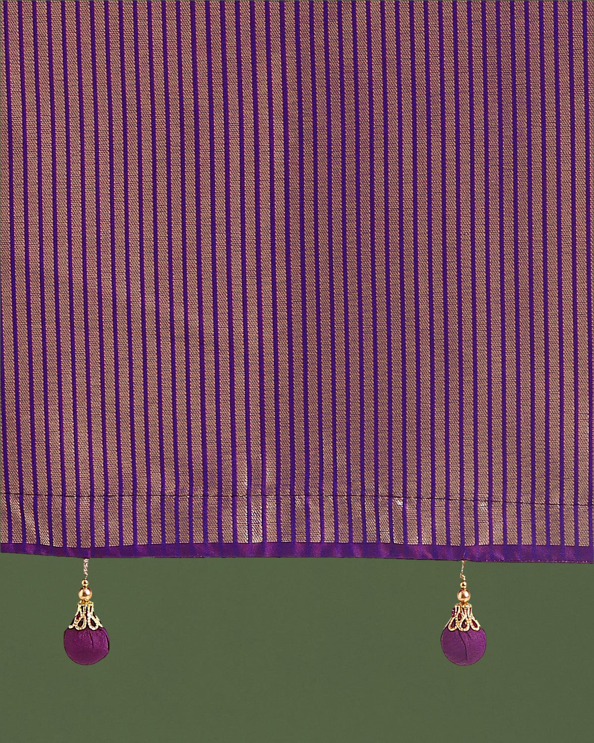 Monjolika Fashion Banarasi Silk Purple Zaal Pattern Traditional Saree | Grocsy