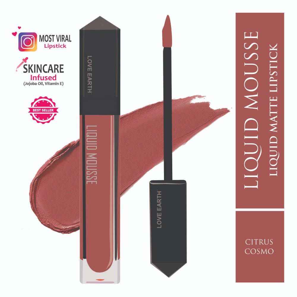 Love Earth Liquid Mousse Lipstick - Citrus Cosmo | Grocsy